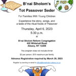 Tot Passover Seder