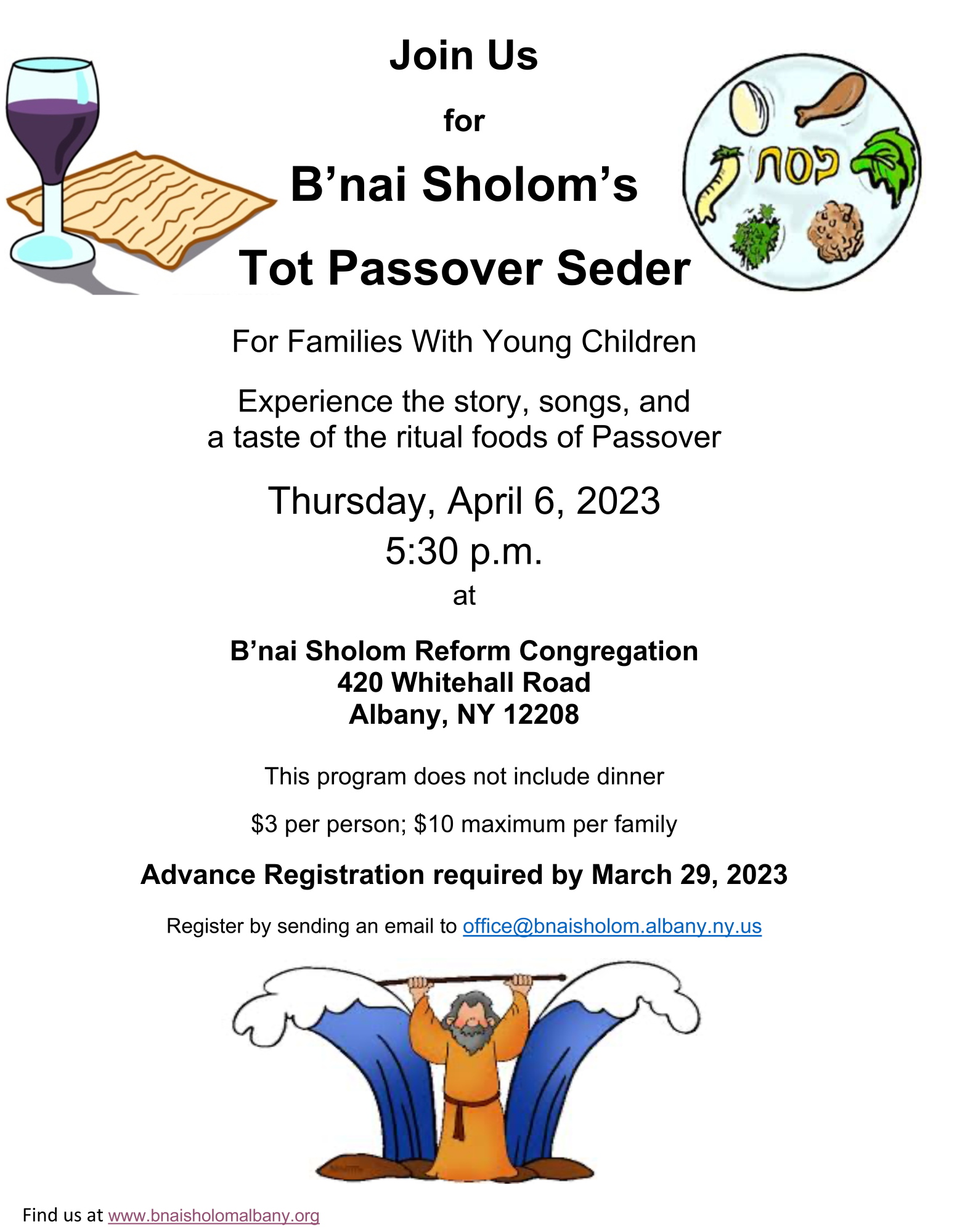 Tot Passover Seder
